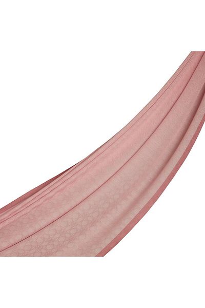 ipekevi Four Seasons Powder Pink Monogram Shawl