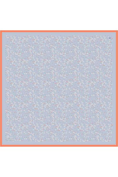 Armine Eșarfă de mătase Nostalgia - 8900-21 Twill albastru deschis
