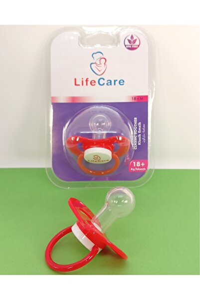 Genel Markalar Yuvarlak Uçlu Klasik Emzik 3 numara 18+ Ay Kırmızı