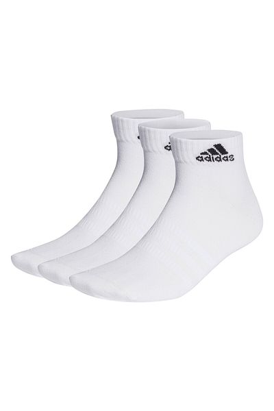 adidas Unisex Quarter Socken, 3er Pack - Sportswear Thin Ankle, Logo, einfarbig