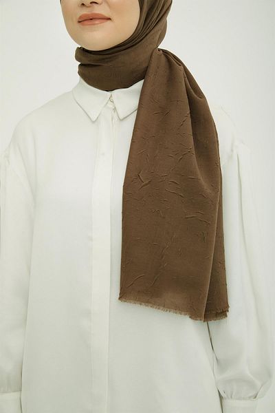 Armine Trend Bamboo Shawl - Milky Brown 46