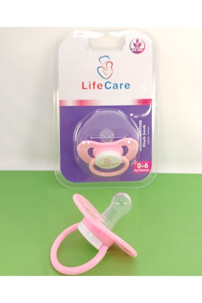 Genel Markalar Yuvarlak Uçlu Klasik Emzik 1 numara 0-6 ay Pembe