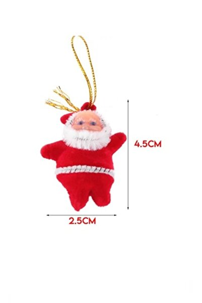 Genel Markalar Yılbaşı Yeni Yıl Çam Ağaç Süs Noel Baba 6'lı