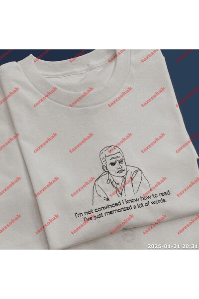 TIMESWASTINGIRL Ουνισέξ Υπερμεγέθες Μπλουζάκι με Σλόγκαν - Με Γραφή TWGWBR22