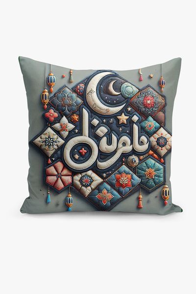 Filamente Husă de pernă cu model Ramadan, imprimată digitală pe două fețe - Ramadan