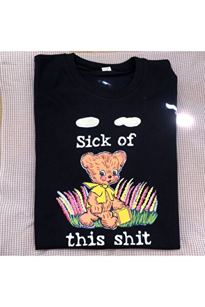 TIMESWASTINGIRL Μπλουζάκι με στάμπα Unisex Oversize