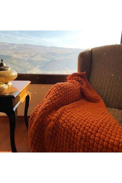 SMYY Wicker Model Puffy Sofa Shawl