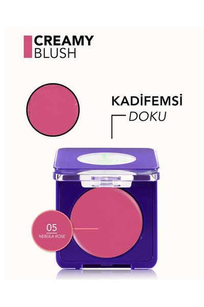 Flormar Metaglam High Pigmented & Matte Finish Creamy Compact Blush