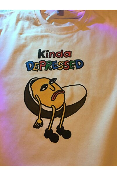 TIMESWASTINGIRL Tricou oversize deprimat unisex