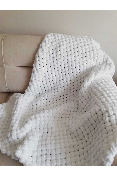 SMYY Puffy Antibacterial and Antiallergic Sofa Tv Blanket 100X150
