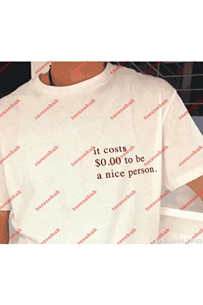 TIMESWASTINGIRL Tricou oversize unisex cu slogan scris TWGWBR60