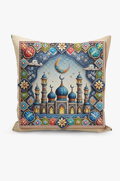 Filamente Husă de pernă cu model Ramadan, imprimată digitală pe două fețe - Ramadan