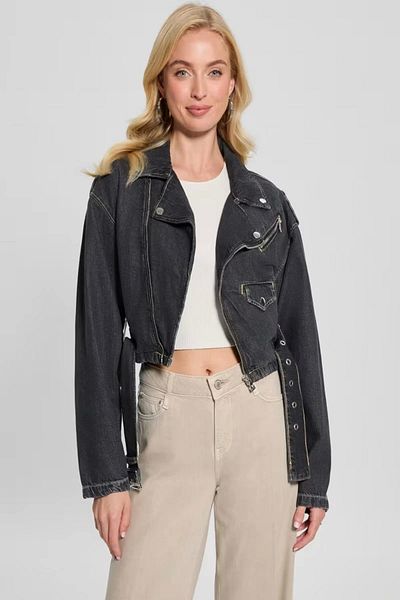 Guess Sandy Jacket Women's Black Jacket W5Rn58D5Lf1-Tkbk