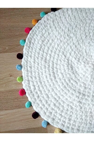 SMYY Puffy Renkli Ponponlu Paspas