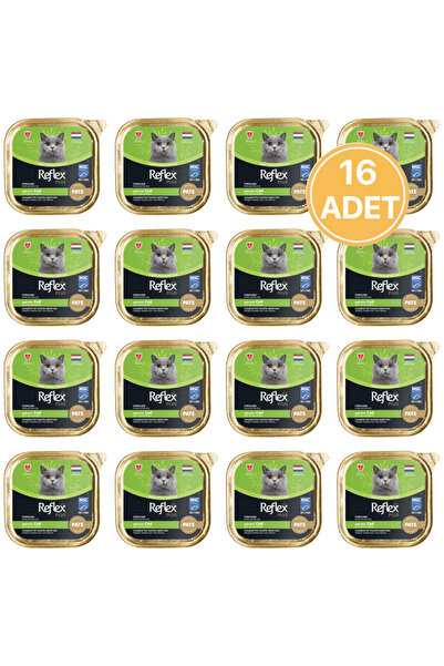 Reflex Plus Pate Morina Balıklı Kısırlaştırılmış Yetişkin Kedi Konservesi 85 Gr (16 Adet)