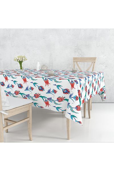 Filamente Ramadan Patterned Digital Print Tablecloth