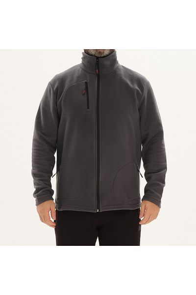 a02teks Ανδρικό Outdoor Fleece Jacket - Πλήρες φερμουάρ και 3 τσέπες