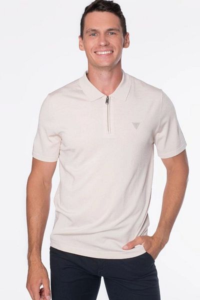 Guess Ανδρικό μπλουζάκι Dane Tech Ss Polo Swtr M4yr00z3dm0-g1ı6