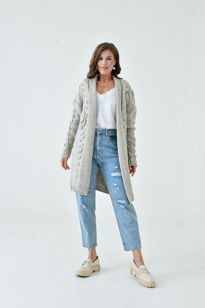 NİSUM MODA Nisum Hair Knitted Thick Cardigan