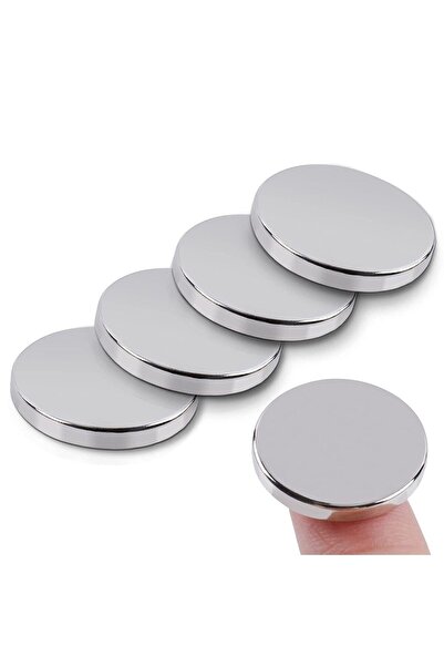 Dünya Magnet 2 Adet Çap 20mm X Kalınlık 2mm Süper Güçlü Yuvarlak Neodyum Mıkn...