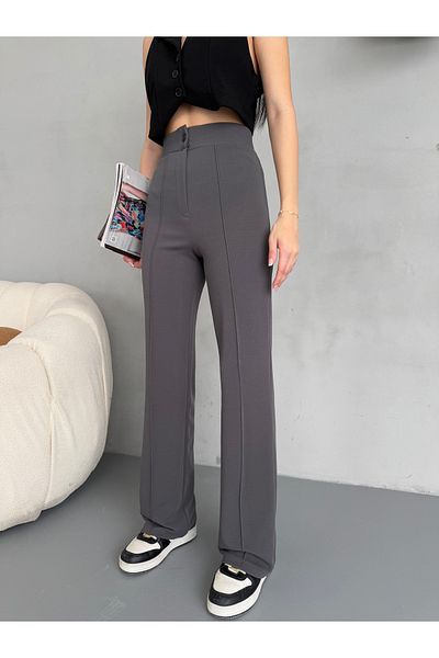 alanora Women's High Waist Recovery Lycra Flared Trousers