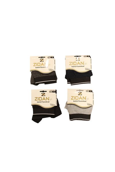 ZIDAN Men's Boxer Shorts - Made in Turkey Black-Dark Blue-Anthracite-Gray - 3PCS