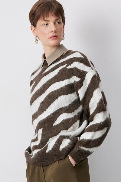 Touché Privé PATTERNED KNIT SWEATER