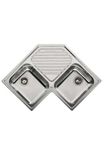 Franke Pnx 621-e Eviye, Progresso, 2 Göz, Damlalıklı, Köşe, Inox