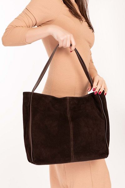 Gondol Genuine Leather Suede Women's Shoulder Bag - Ysm.1908-S
