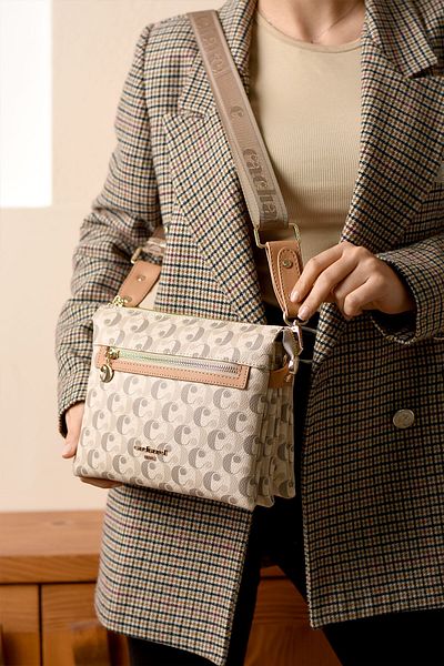 Cacharel Women's Monogram Shoulder Bag 8007