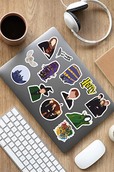 AR Sticker -Harry Potter Temalı Laptop Notebook Tablet Sticker Set 3