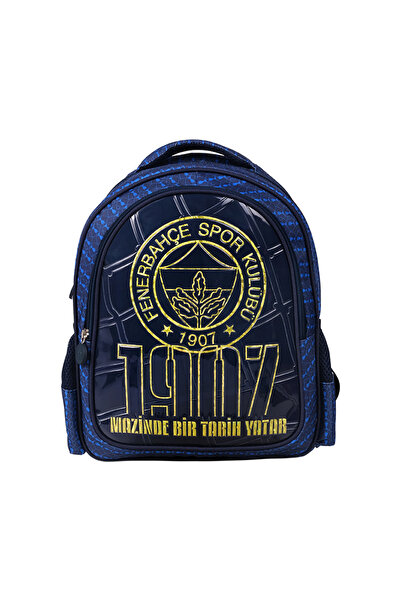 Fenerbahçe Fb Kids Printed Licensed Multi-Compartment Zippered School Backpack