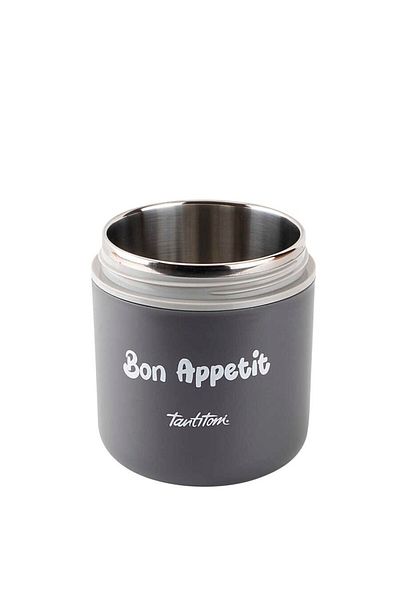 Tantitoni 710ml Blue Stainless Steel Food Carrying Container - 2 Layer Round Spoon