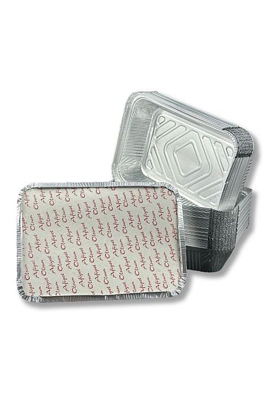 Home 1000Gr 1000 Pieces Aluminum Lids Dish and Salad Bowl