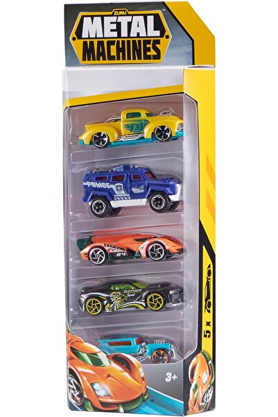 Zuru 2022-S001 Metal Machines Refresh Series 3 Cars 5-Pieces, Assorted