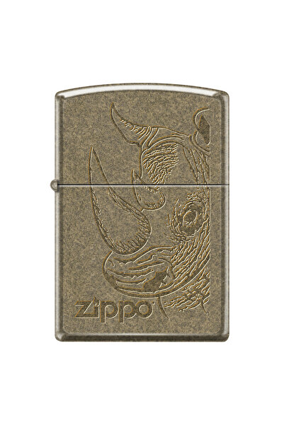 Zippo Big Five Rhino Head Çakmak - 201FB-048991