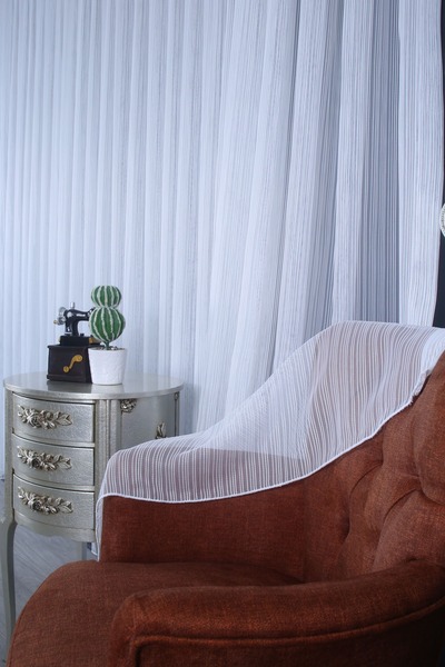 PERDECITY Iptül Pattern, Dobby Tulle Curtain, 350X260, 1/2 Sparse Pleat