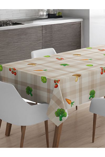 Viadela Vegetable Patterned Tablecloth Suitable for Daily Use