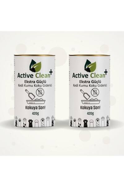 Genel Markalar ACTİVE CLEAN KEDİ KUMU KOKU GİDERİCİ 420 GR