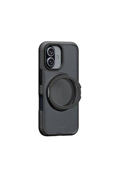HYPHEN حافظة AXEL المقاومة للصدمات MagSafe مع حامل حلقي دوار - iPhone 16