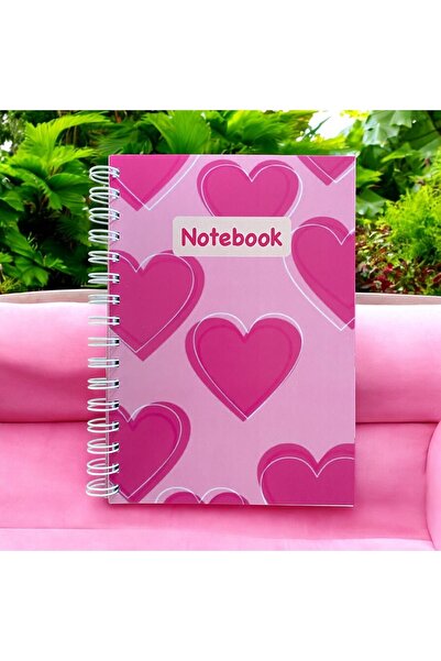 Panda 160 Sheets Lined Spiral Sticker Notebook - Concept School Notebook
