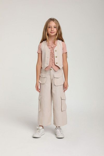 xo kids moda Γιλέκο για κορίτσια 9-13 ετών Μοντέλο 2523