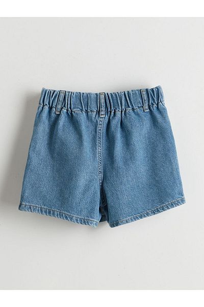 LC Waikiki Fustă scurtă de blugi pentru fete cu talie elastică