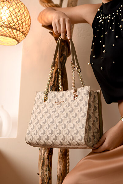 Cacharel Women's Monogram Hand and Shoulder Bag 8009