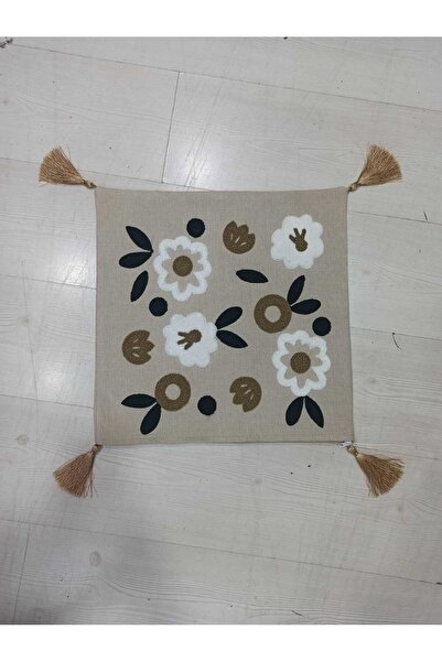 Çt Çeyizci Tekstil Плюшева наволочка з вишивкою - 1 штука