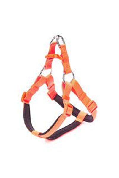 Doggie Konfor Dokuma Ronin Göğüs Tasması Turuncu 1x30-35cm