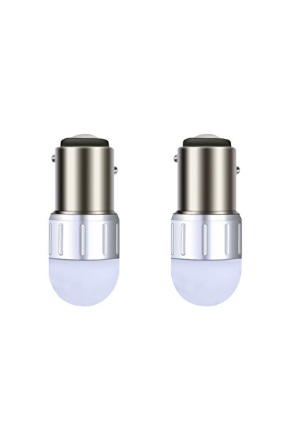 Otovo Dekoratif Canbus'lı Led Ampul Beyaz Çakarlı Çift Duy Şaşı Tırnak / Laam...