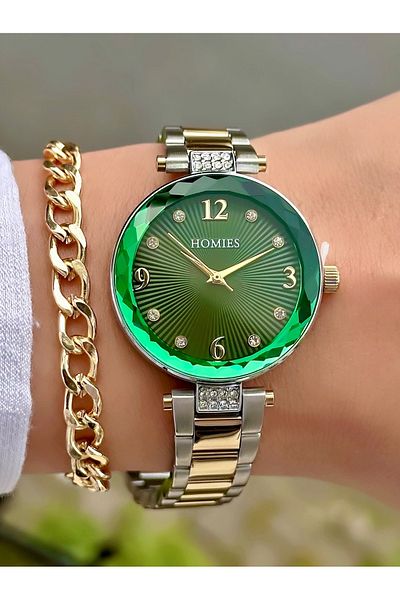 Homies Steel Cord Waterproof Women's Wristwatch