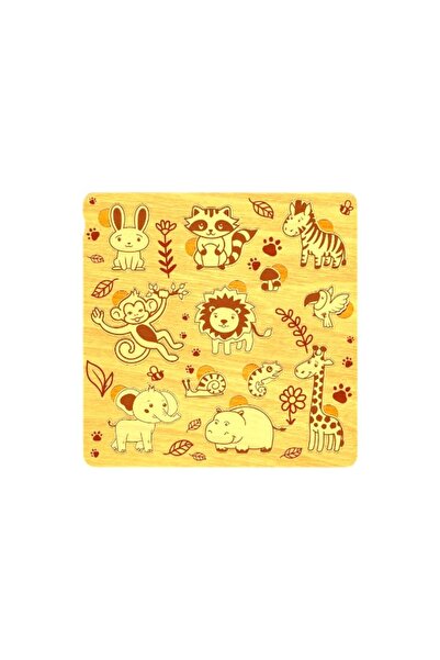 Hayvan Ahşap Puzzle