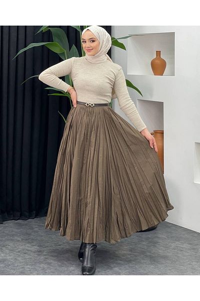 ahsen fashion Wrinkled Skirt